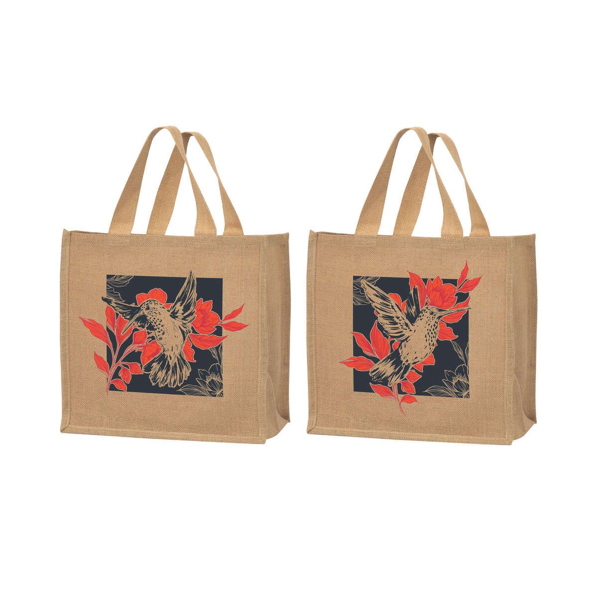 SACS CABAS JUTE - Colibri - PUBLI EMBAL